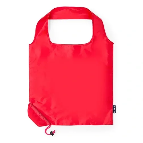 Bolsa plegable RPET con accesorio de ajuste ref 21827 - Rojo