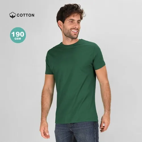 Camiseta tubular unisex de algodón con cuello redondo ref 21842 - 00