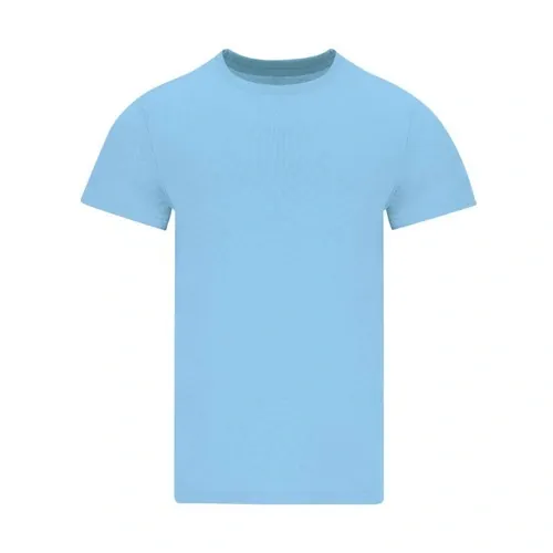 Camiseta tubular unisex de algodón con cuello redondo ref 21842 - Azul Claro