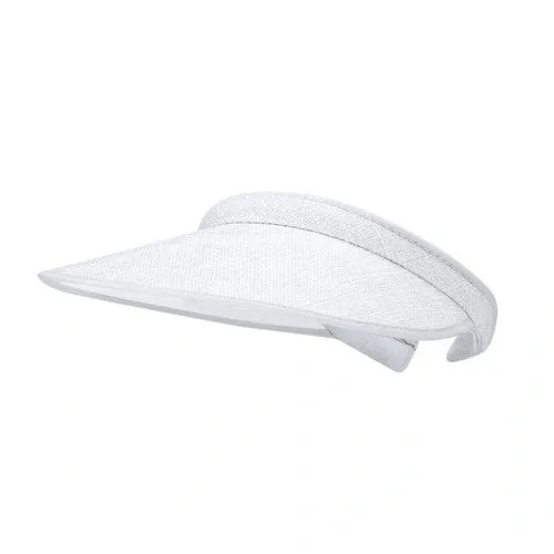 Visera de poliéster con amplio sombraje y ajuste cómodo ref 21855 - Blanco