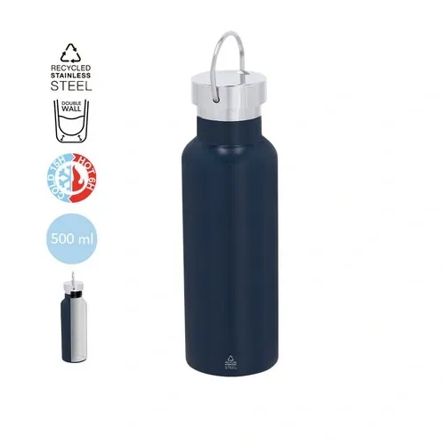 Bidón termo acero reciclado 500 ml conservación óptima ref 21914 - 00