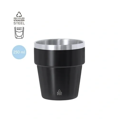 Vaso térmico de acero reciclado con doble pared ref 21915 - 00