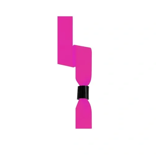 Pulsera para eventos con cierre de seguridad ajustable ref 21942 - Rosa Fluor