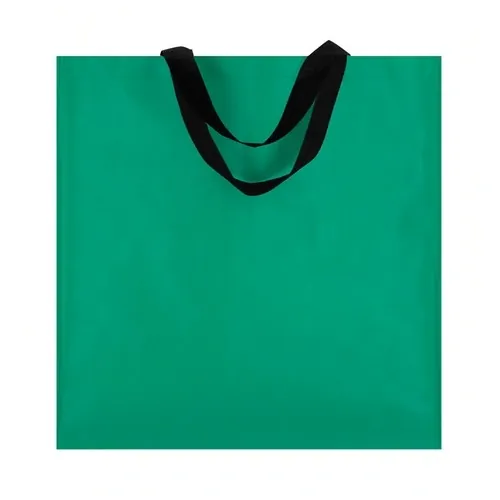 Bolsa pp-woven laminado con asas largas y resistencia 8kg ref 21943 - Verde