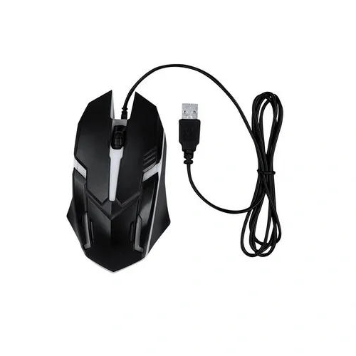 Ratón gamer con luces Led multicolor ref 21946 - Negro