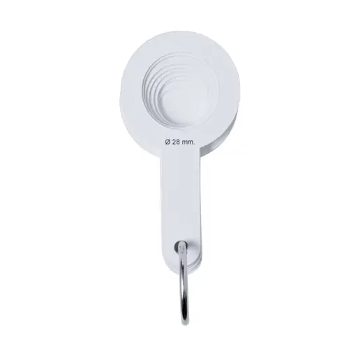 Calibrador manual con 8 plantillas para medición precisa ref 2738
