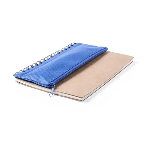 Libreta de anillas con estuche y bolígrafo reciclado ref 5661