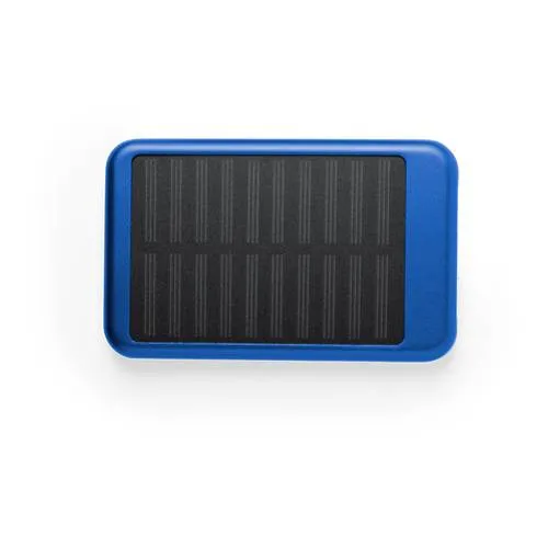 Batería solar 4000 mAh de aluminio con salida USB ref 6307