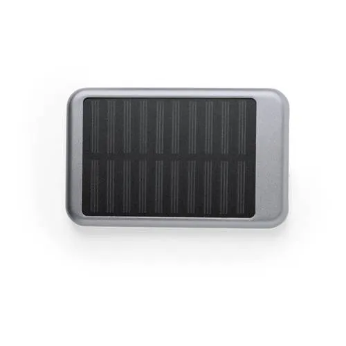 Batería solar 4000 mAh de aluminio con salida USB ref 6307