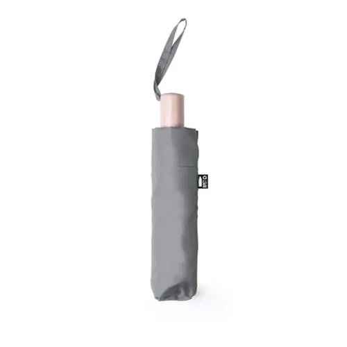 Paraguas plegable RPET con sistema antiviento ref 6315 - Gris