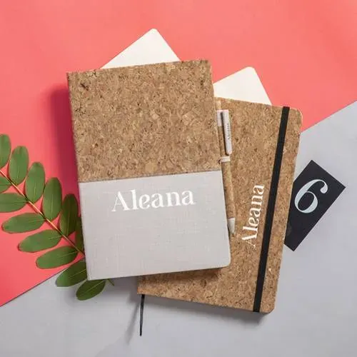 Set de bloc de notas y bolígrafo ecológico ref 6394 - 03