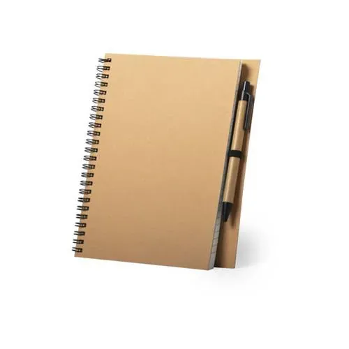 Set Libreta y Bolígrafo Eco con Tapas Rígidas ref 6398