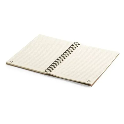 Libreta con anillas ecológica y tapa rígida ref 6399 - 00