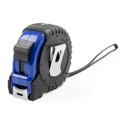 Flexómetro 75 metros con freno y clip incluido ref 6411 - Azul
