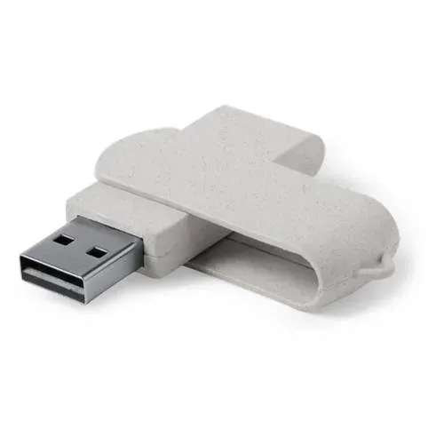 Memoria USB 16GB eco amigable en caña de trigo ref 6470 - Natural