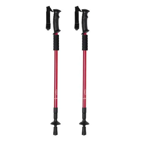 Bastones deportivos plegables antishock con asa ergonómica ref 6492