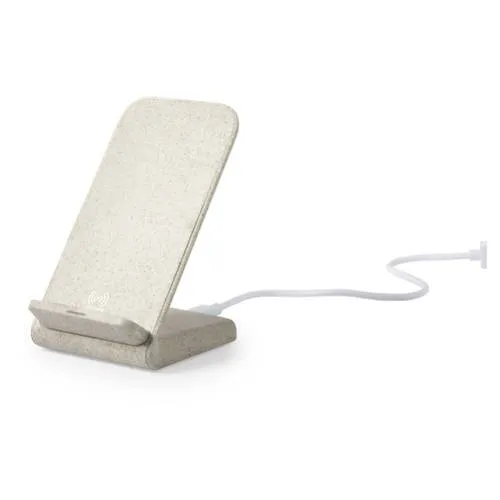 Cargador inalámbrico nature con soporte para móvil ref 6537