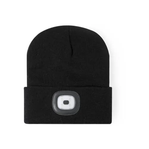 Gorro deportivo con luces LED de 4 modos ref 6558 - Negro