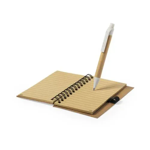 Set Libreta y Bolígrafo Eco Amigable ref 6565 - 00