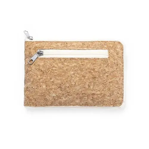 Bolsa plegable de algodón y corcho con bolsillo ref 6726 - 01