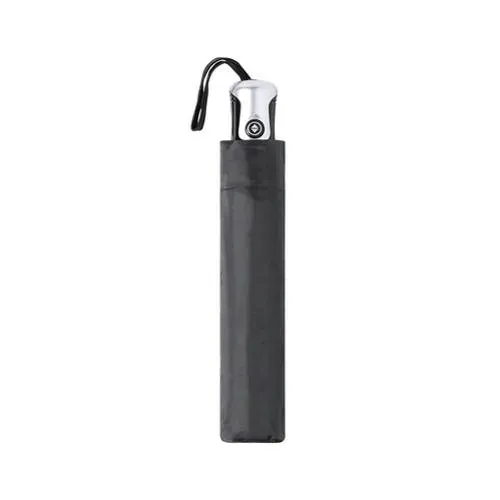 Paraguas Plegable Automático Antiviento con Funda ref 6787 - Negro