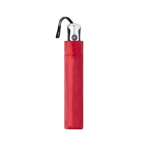 Paraguas Plegable Automático Antiviento con Funda ref 6787 - Rojo