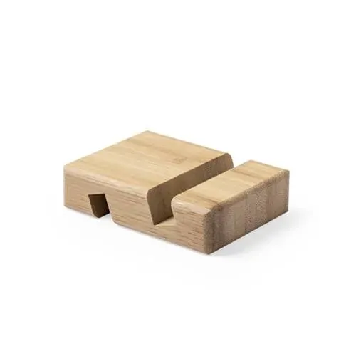 Soporte de línea Nature en bambú para móviles y tablets ref 6795 - 00