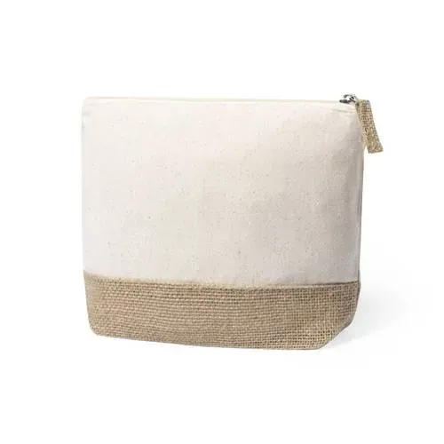 Neceser Nature con yute laminado y algodón natural ref 6827