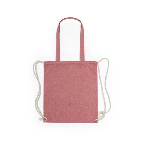 Mochila de cuerdas ecológica en algodón reciclado ref 6833