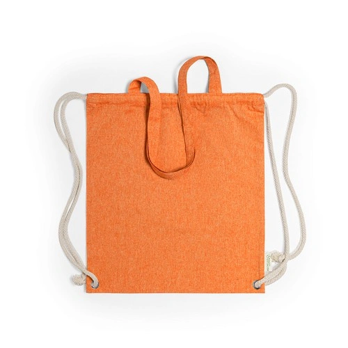Mochila de cuerdas ecológica en algodón reciclado ref 6833