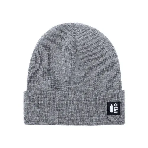 Gorro de punto suave y cálido en poliéster reciclado ref 6854 - Gris Claro