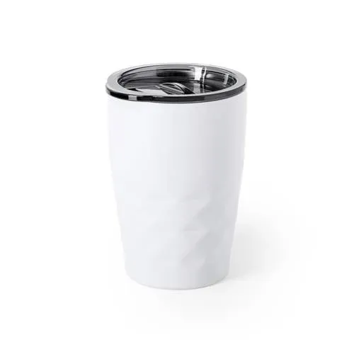 Vaso térmico acero inoxidable aislamiento cobre ref 6860 - Blanco