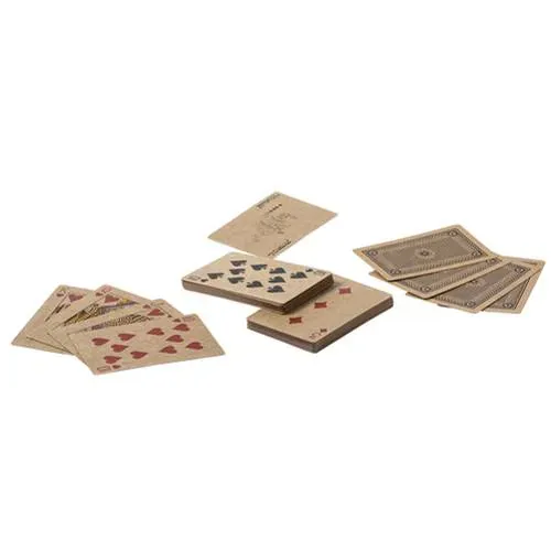 Set de Juegos Nature Baraja y Dominó en Estuche de Madera ref 6933 - 04