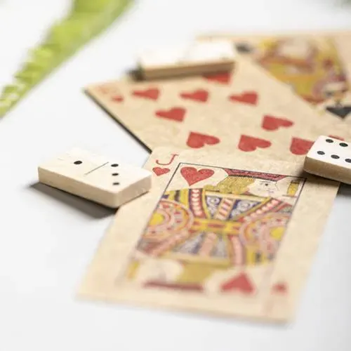 Set de Juegos Nature Baraja y Dominó en Estuche de Madera ref 6933 - 05