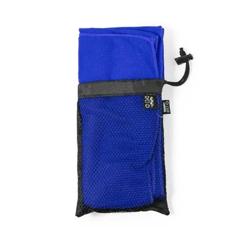 Toalla absorbente de RPET sostenible y ecológica ref 6980 - Azul