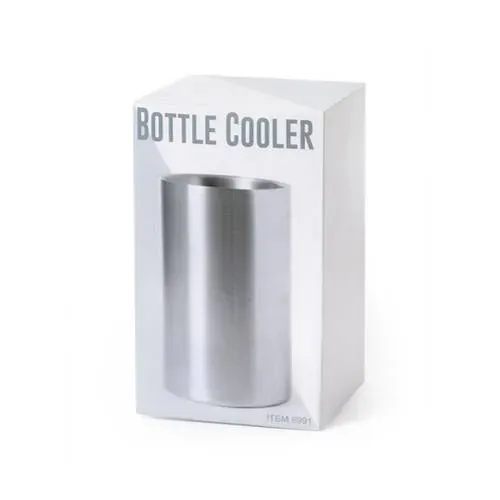 Enfriador de acero inox mate para 1 botella ref 6991 - 02