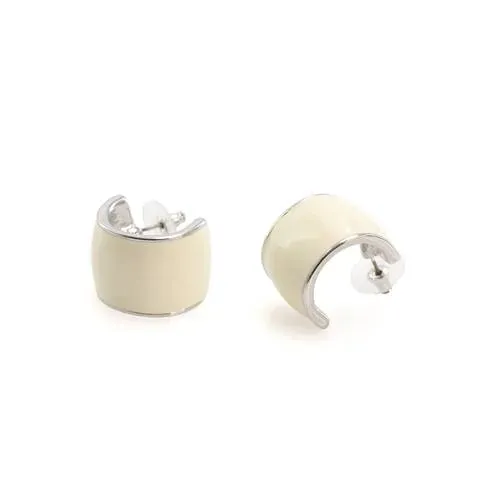 Pendientes Antonio Miró aleación zinc plateado ref 7185 - 00