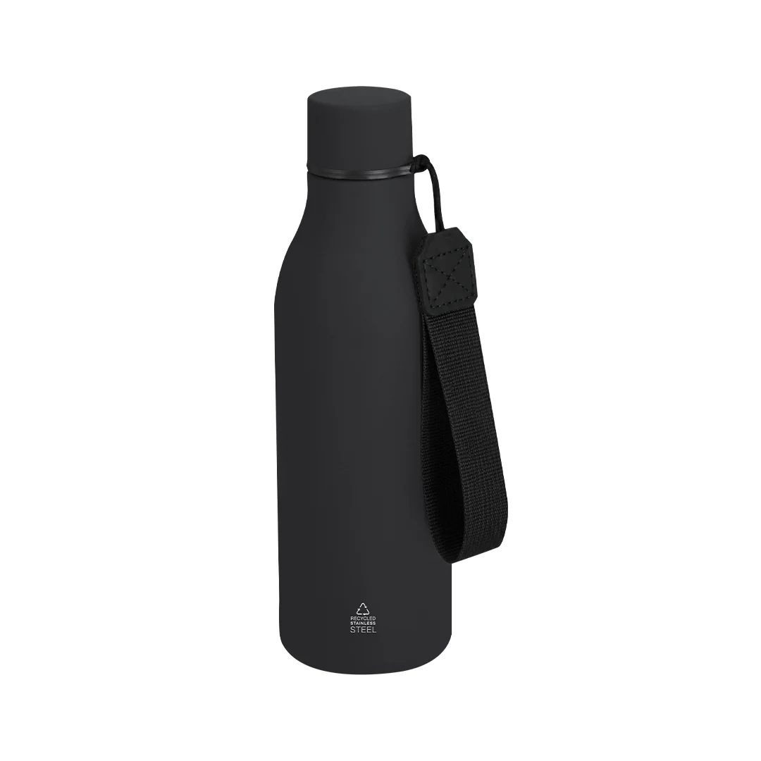 Bidón térmico de 480 ml Tamer personalizable ref 22519 - Negro