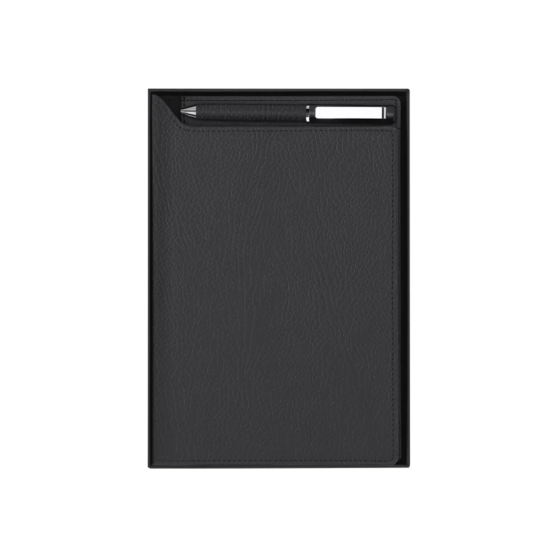 Bloc de notas A5 de PU Dorel personalizable ref 22533 - Negro