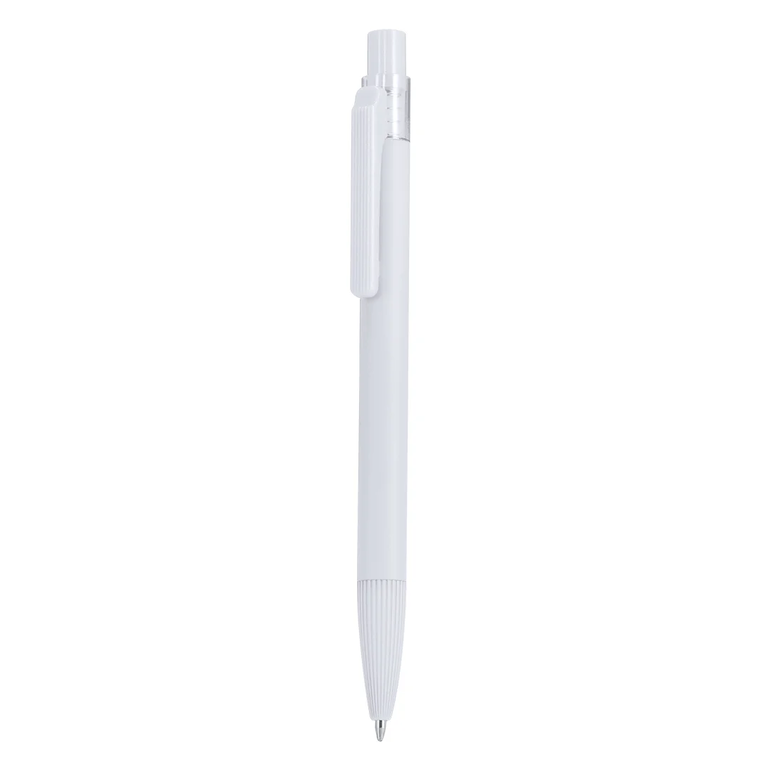 Bolígrafo de aluminio engomado Devon ref 22532 - Blanco