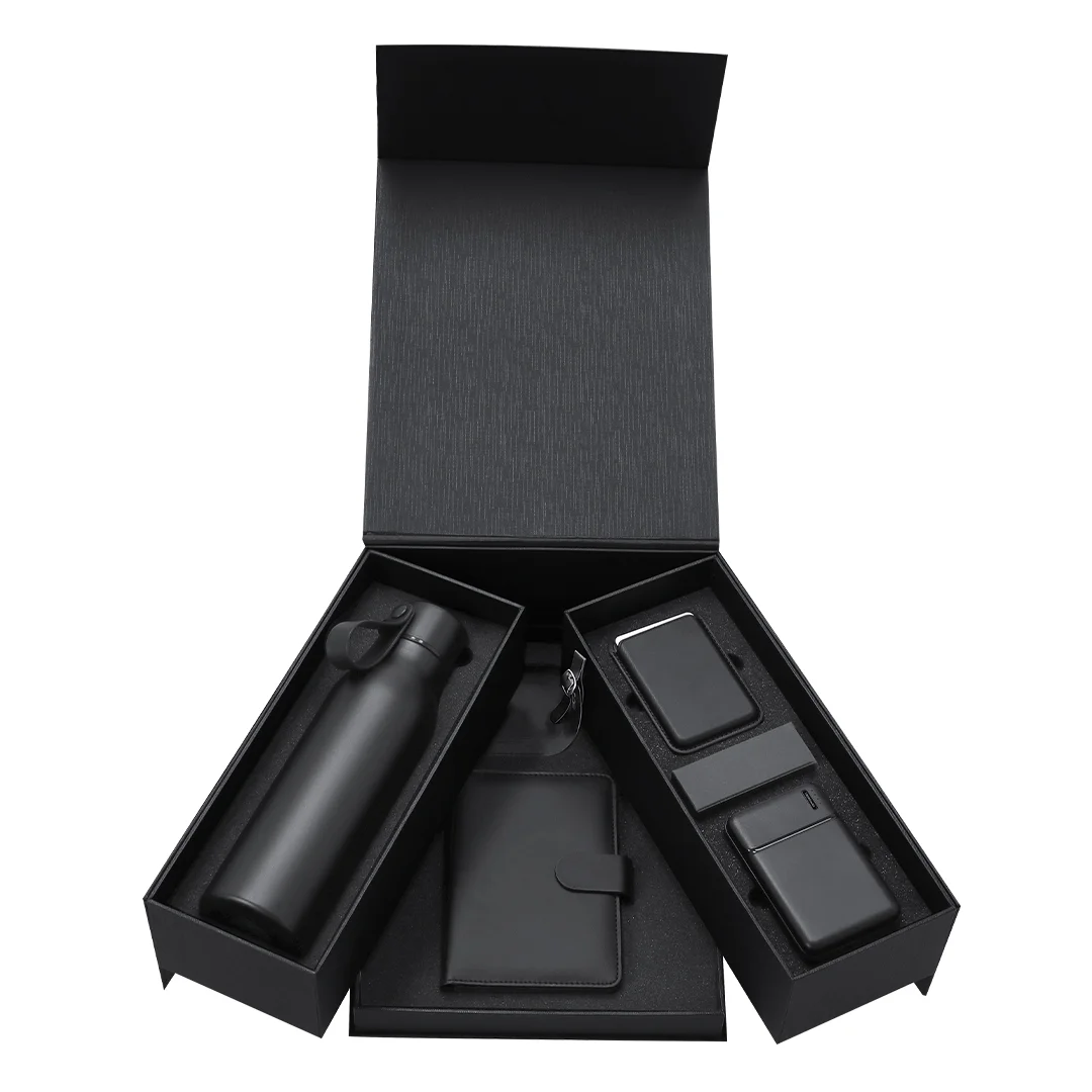 Set de viaje 5 piezas Naven personalizable ref 22518 - Negro