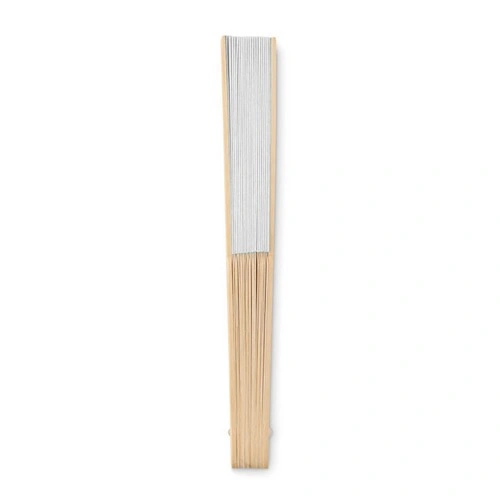 Abanico de bambú con tejido de papel ligero ref MO6828
