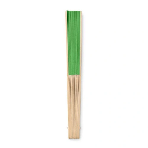 Abanico de bambú con tejido de papel ligero ref MO6828