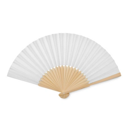 Abanico de bambú con tejido de papel ligero ref MO6828