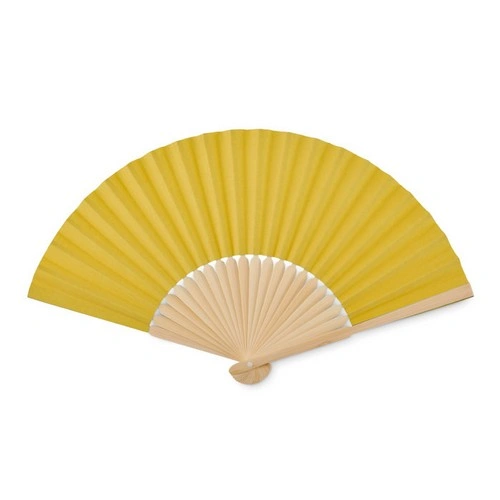 Abanico de bambú con tejido de papel ligero ref MO6828