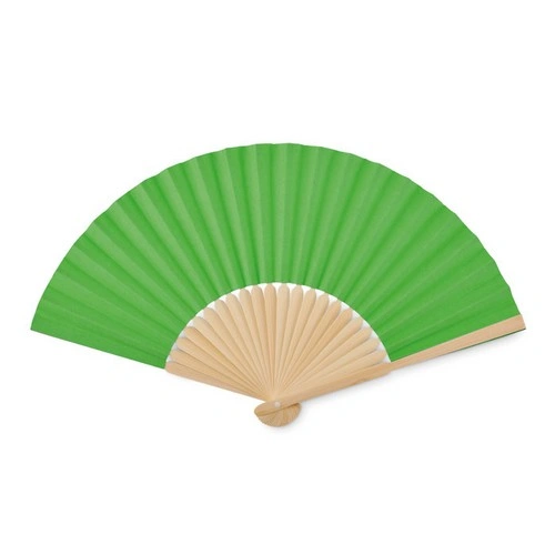 Abanico de bambú con tejido de papel ligero ref MO6828