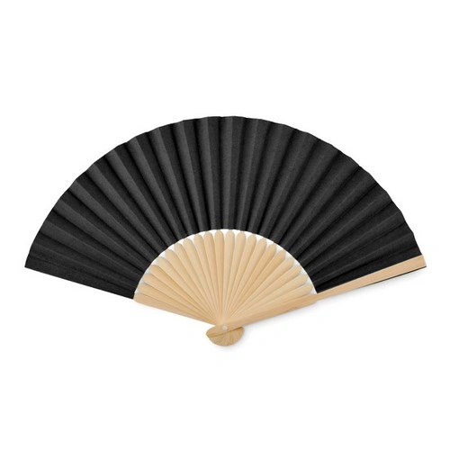 Abanico de bambú con tejido de papel ligero ref MO6828