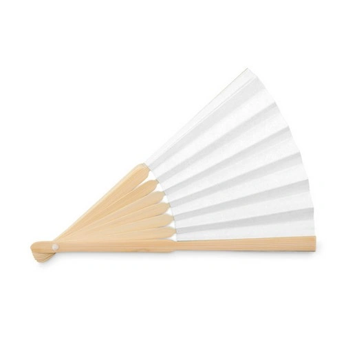 Abanico de bambú con tejido de papel ligero ref MO6828