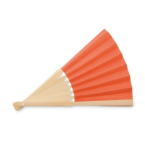 Abanico de bambú con tejido de papel ligero ref MO6828