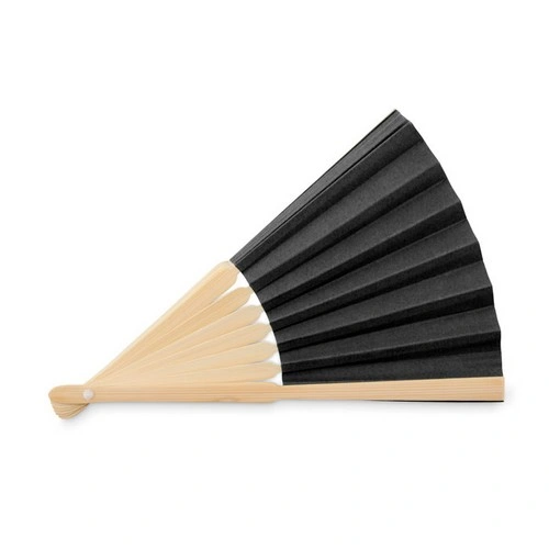 Abanico de bambú con tejido de papel ligero ref MO6828